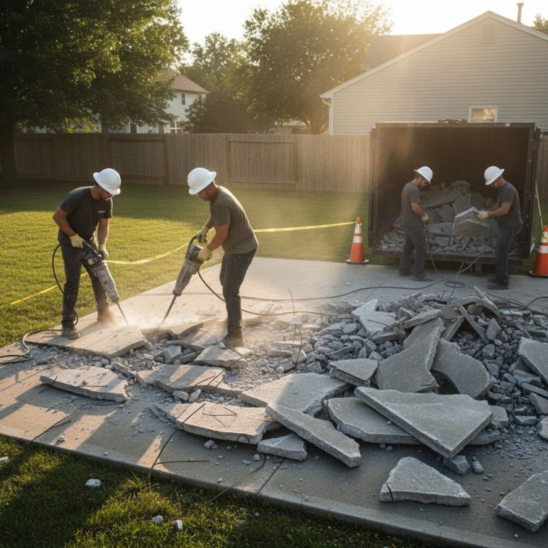 Concrete Pavement Demolition in Sacramento, CA