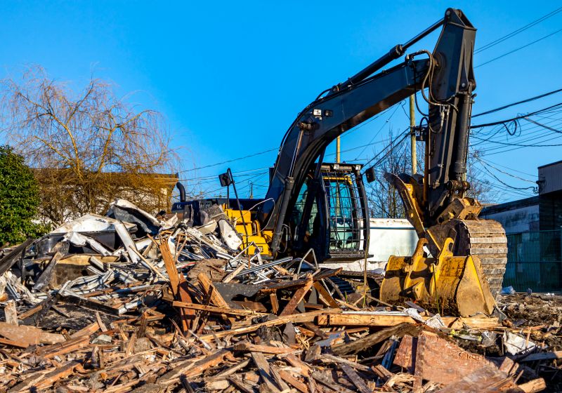 Double Wide Demolition in Sacramento, CA